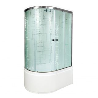 Душевая кабина Deto ЕМ4512 R N с гидромассажем (гм.) 120х80х208 см